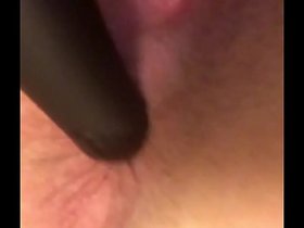 Winking butthole/vibrator in ass